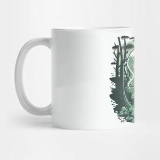 Woodsy Ghost Wandering Through the Forest Mug